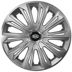 AutoHelix MSA Set 4 capace roti Strong silver varnished R15 Compatibil Cu Kia (9090)