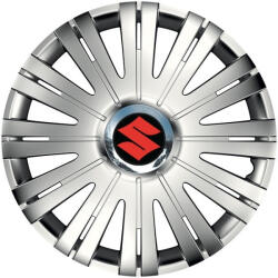 AutoHelix MSA Set 4 capace roti Cu Inel Cromat Active R16 Compatibil Cu Suzuki (7520)