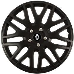 Autohelix MSA Set 4 Capace Roti 16 inchi (R16) Dakar Negru, Compatibile Cu Renault (DKN56)