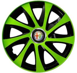 AutoHelix MSA Set 4 capace roti Extra drift green R15 Compatibil Cu Alfa Romeo (6321)