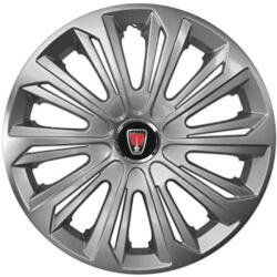 AutoHelix MSA Set 4 capace roti Strong silver varnished R14 Compatibil Cu Range Rover (9120)
