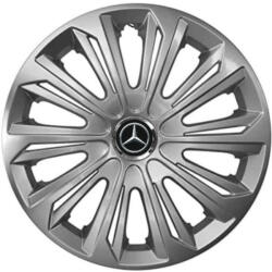 AutoHelix MSA Set 4 capace roti Strong silver varnished R15 Compatibil Cu Mercedes-Benz (9100)