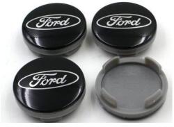 AutoHelix MSA Set 4 capacele roti 54mm NEGRE, Ford Focus/Mondeo/Kuga, pentru jante aliaj (15382)