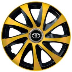 AutoHelix MSA Set 4 capace roti Drift extra gold R14 Compatibil Cu Toyota (5201)