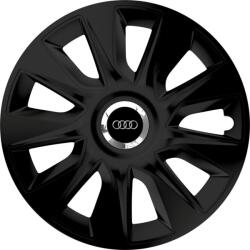 AutoHelix MSA Set 4 Capace Roti 15 inchi (R15) Stratos Negru, Compatibile Cu Audi (STRN60)