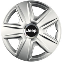 AutoHelix MSA Set 4 capace roti Cu Inel Cromat Esprit R16 Compatibil Cu Jeep (7664)
