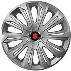 AutoHelix MSA Set 4 capace roti Strong silver varnished R14 Compatibil Cu Suzuki (9135)