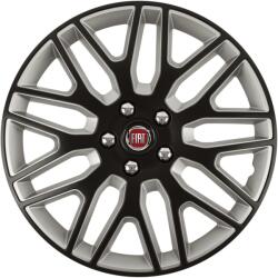 AutoHelix MSA Set 4 Capace Roti 16 inchi (R16) Dakar Negru-Gri, Compatibile Cu Fiat (DKNG23)