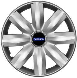 AutoHelix MSA Set 4 capace roti potrivite jantelor de 14 inchi (R14) compatibile Volvo, Model - 221 (221Volvo)
