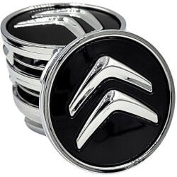 AutoHelix MSA Set 4 capace jante aliaj CITROEN 60 mm, Negru (55853529)