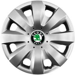 AutoHelix MSA Set 4 capace roti potrivite jantelor de 15 inchi (R15) compatibile gama Skoda, model - 321 (321Skoda)