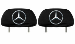 AutoHelix MSA Set 5 huse tetiere negre, pentru gama auto MERCEDES (TET19.1)
