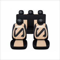 AutoHelix MSA Set Huse Scaune Universale Nero Bej Personalizate cu Opel (NER108816.11)