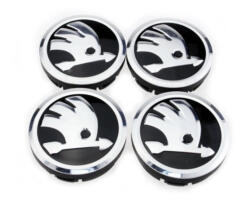AutoHelix MSA Set 4 capace roti aliaj 52-56 mm compatibil/inlocuitor Skoda (4470)