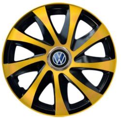 AutoHelix MSA Set 4 capace roti Drift extra gold R14 Compatibil Cu VW (5207)
