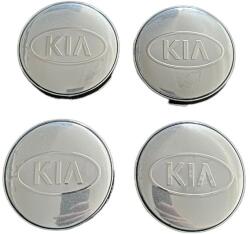 Autohelix Msa Set 4 capace roti 60mm Kia argintii compatibil/inlocuitor janta aliaj (maf718)