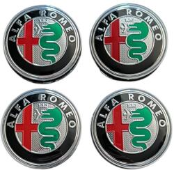 AUTOHELIX MSA Set 4 capace roti 60mm Alfa Romeo compatibil/inlocuitor janta aliaj (maf2379)