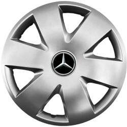 Autohelix Msa Set 4 capace roti potrivite jantelor de 15 inch (R15) compatibile Mercedes, Model - 308 (308Mercedes)