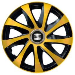 AutoHelix MSA Set 4 capace roti Drift extra gold R14 Compatibil Cu Seat (5189)