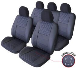  SET HUSE SCAUN EXCLUSIVE LEATHER QUEEN NEGRU UMB-B (CX_121394)