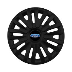 AutoSSF Set 4 capace roti 14 inchi (R14) compatibile FORD, Model 217 Black (217FordBlack)