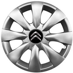 Autohelix Msa Set 4 capace roti potrivite jantelor de 15 inchi (R15) compatibile Citroen, Model - 316 (316Citroen)