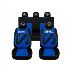 AutoHelix MSA Set Huse Scaune Universale Nero Albastru Personalizate cu Opel (NER108818.11)