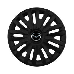 AutoSSF Set 4 capace roti 14 inchi (R14) compatibile MAZDA, Model 217 Black (217MazdaBlack)