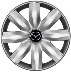 AutoHelix MSA Set 4 capace roti potrivite jantelor de 14 inchi (R14) compatibile Mazda, Model - 221 (221Mazda)