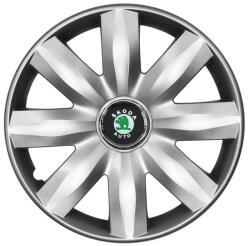 AutoHelix MSA Set 4 capace roti potrivite jantelor de 14 inchi (R14) compatibile SKODA Fabia , Octavia I, II, III , Roomster, Felicia , Rapid , Superb, Yeti Model-221 (000855)