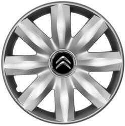 AutoHelix MSA Set 4 capace roti potrivite jantelor de 14 inchi (R14) compatibile Citroen, Model - 221 (221Citroen)