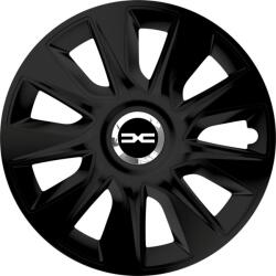 AutoHelix MSA Set 4 Capace Roti 15 inchi (R15) Stratos Negru, Compatibile Cu Dacia Nou (STRN66)