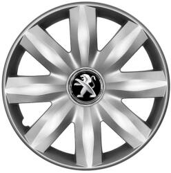 AutoHelix MSA Set 4 capace roti potrivite jantelor de 14 inchi (R14) compatibile PEUGEOT 106, 107, 206, 207, 306, 307, 308, 406, 407, EXPERT, PARTNER, 3008, Model -221 (000980)