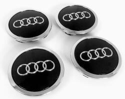 AUTOHELIX MSA Set 4 capacele roti 69mm negre, Audi A3, A4, A5, A6, A7, A8, Q3, Q5, Q7 pentru jante aliaj (43)