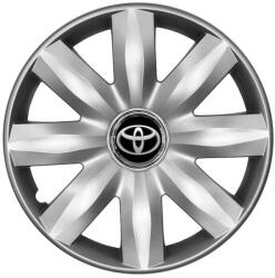 AutoHelix MSA Set 4 capace roti potrivite jantelor de 14 inchi (R14) compatibile Toyota, Model - 221 (221Toyota)