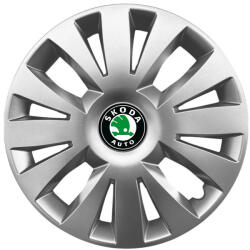 AUTOHELIX MSA Set 4 Capace Roti 15 inchi (R15) Compatibile Cu SKODA model - 324 (324SKODA)