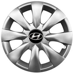 Autohelix Msa Set 4 capace roti potrivite jantelor de 15 inchi (R15) compatibile Hyundai, Model - 316 (316Hyundai)