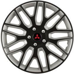 Autohelix MSA Set 4 Capace Roti 14 inchi (R14) Dakar Negru-Gri, Compatibile Cu Mitshubisi (DKNG39)