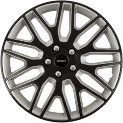 Autohelix MSA Set 4 Capace Roti 14 inchi (R14) Dakar Negru-Gri, Compatibile Cu Smart (DKNG72)