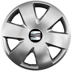 Autohelix Msa Set 4 capace roti potrivite jantelor de 15 inch (R15) compatibile Seat, Model - 308 (308Seat)