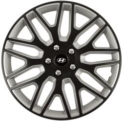 Autohelix MSA Set 4 Capace Roti 14 inchi (R14) Dakar Negru-Gri, Compatibile Cu Hyundai (DKNG27)