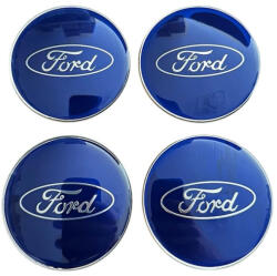 Autohelix Msa Set 4 embeme pentru capace roti 68mm Ford compatibil/inlocuitor janta aliaj, Albastru (maf1442)