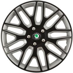 Autohelix MSA Set 4 Capace Roti 17 inchi (R17) Dakar Negru-Gri, Compatibile Cu Skoda (DKNG105)