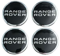 Autohelix Msa Set 4 capace jante aliaj LAND ROVER, RANGE ROVER, 62-63mm, Negru Argintiu (maf821)