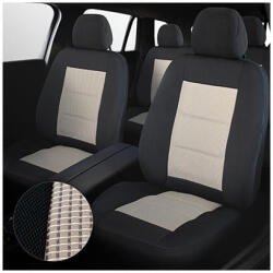 AutoHelix MSA SET HUSE SCAUN PREMIUM LUX NEGRU-BEJ UMB3 (CX_44512)