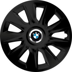 Autohelix MSA Set 4 Capace Roti 15 inchi (R15) Stratos Negru, Compatibile Cu BMW (STRN61)