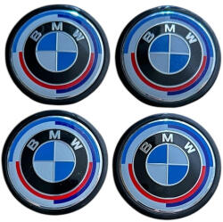 Autohelix Msa Set 4 capace roti 63mm exterior, 58mm interior BMW aniversare compatibil/inlocuitor janta aliaj (Maf2968)