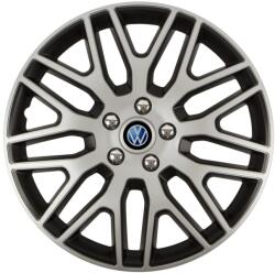 Autohelix MSA Set 4 Capace Roti 15 inchi (R15) Dakar Gri-Negru, Compatibile Cu Volkswagen (DKRGN79)