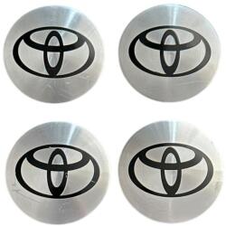 AutoHelix MSA Set 4 capace roti 57mm exterior, 54mm interior Toyota Argintii compatibil/inlocuitor janta aliaj (maf2491)