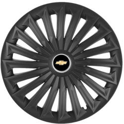 AutoHelix MSA Set 4 capace roti Joy Negru R17 pentru gama auto Chevrolet (5320.1)